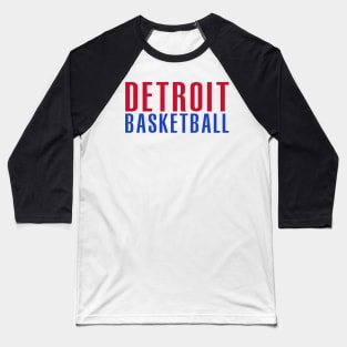 Detroit Pistons Baseball T-Shirt